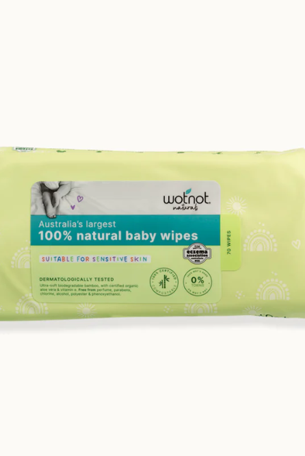green wotnot baby wipes single packet