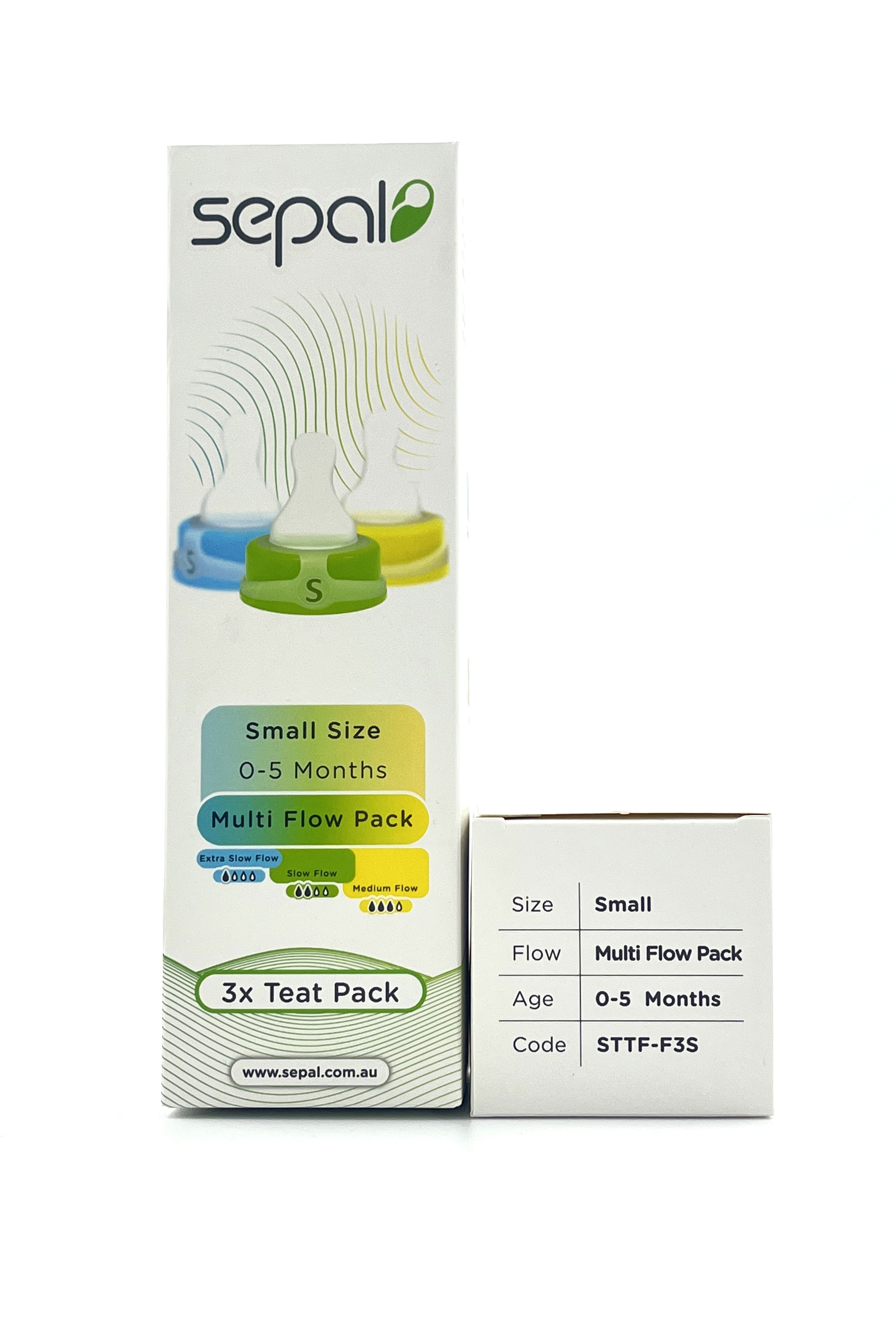 Sepal retail box with product information