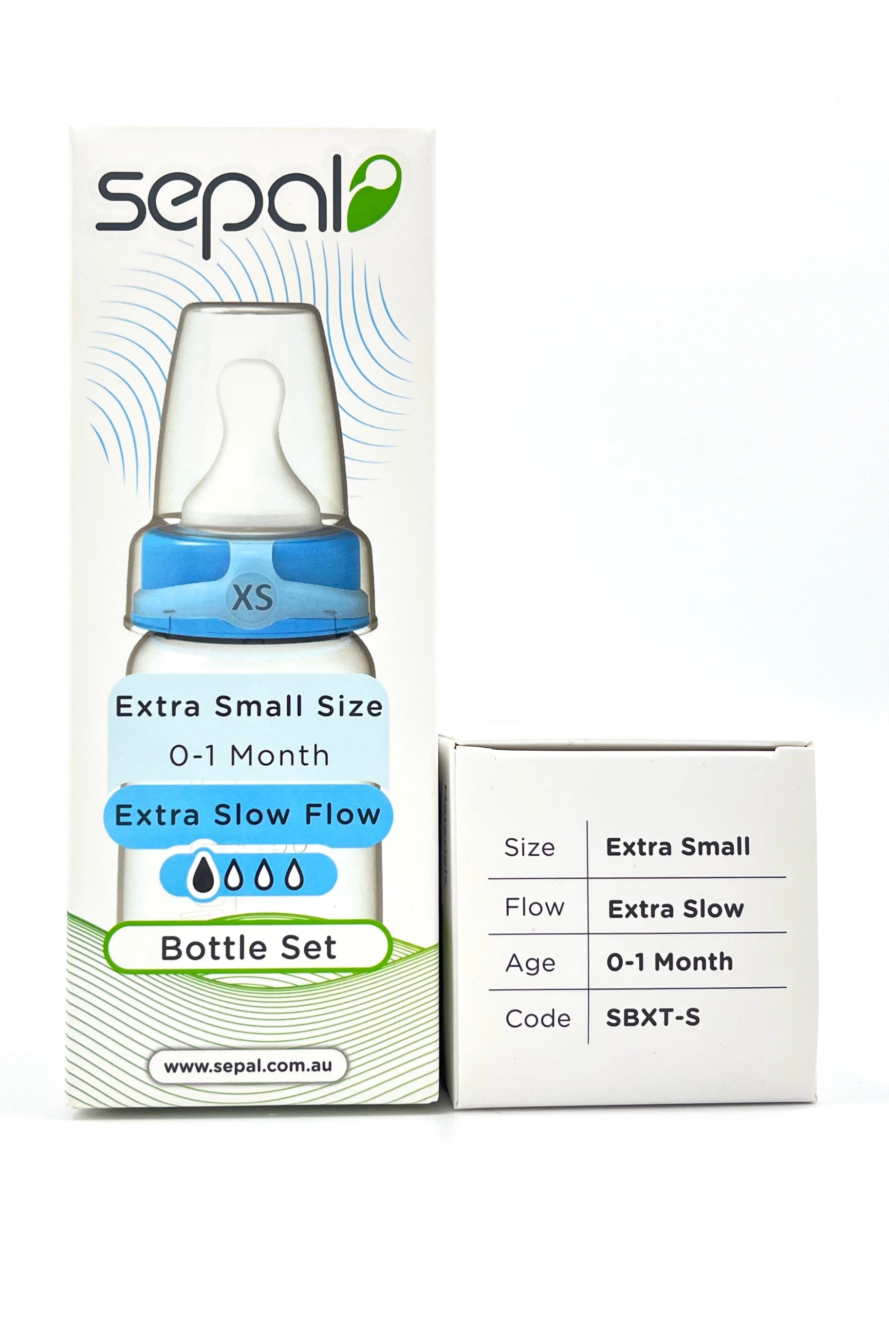 Sepal retail box with product information