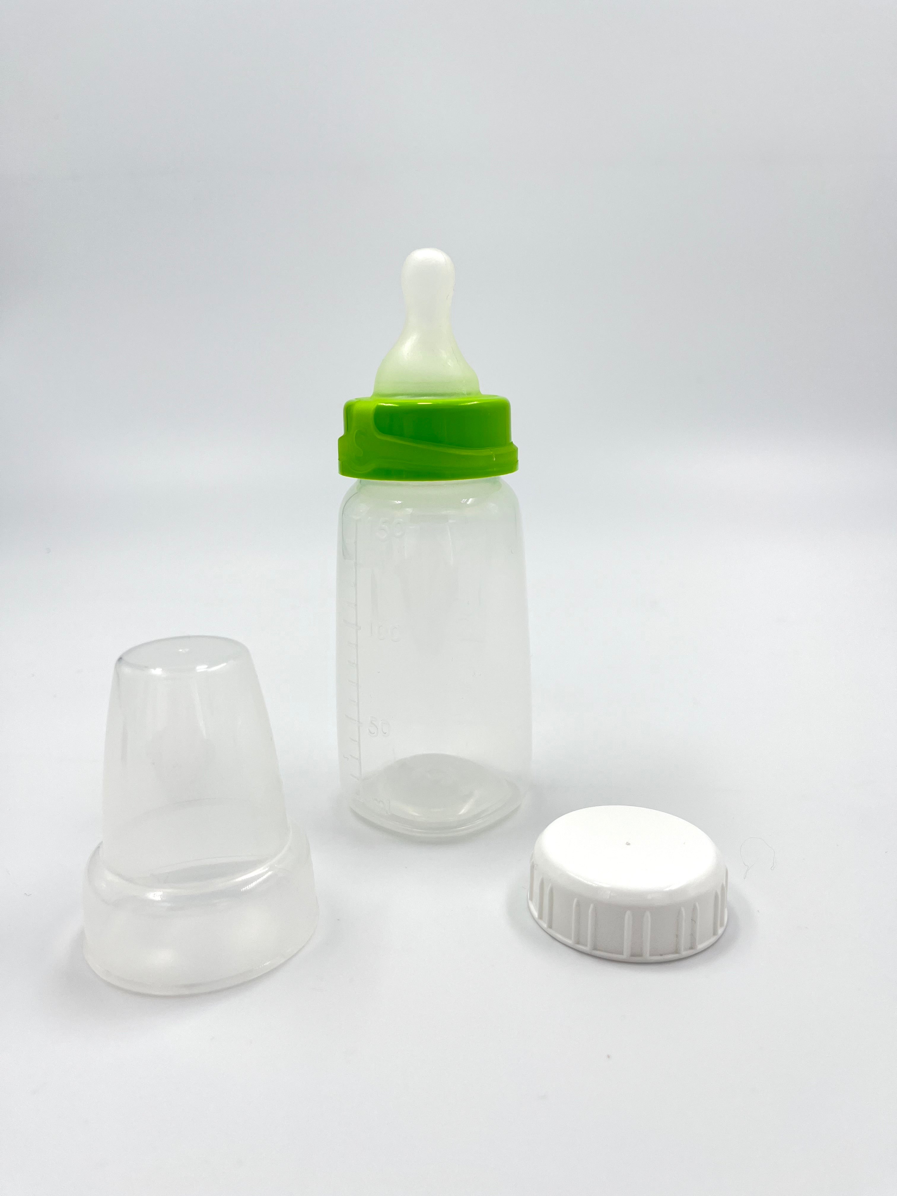 Sepal 150ml bottle, white cap, teat cover and green teat