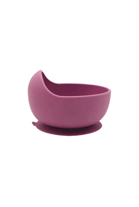 Rose silicone baby bowl