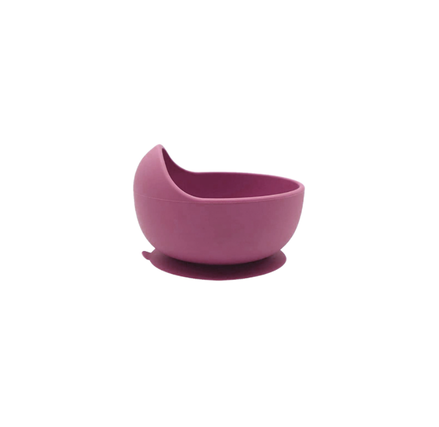 Rose silicone baby bowl