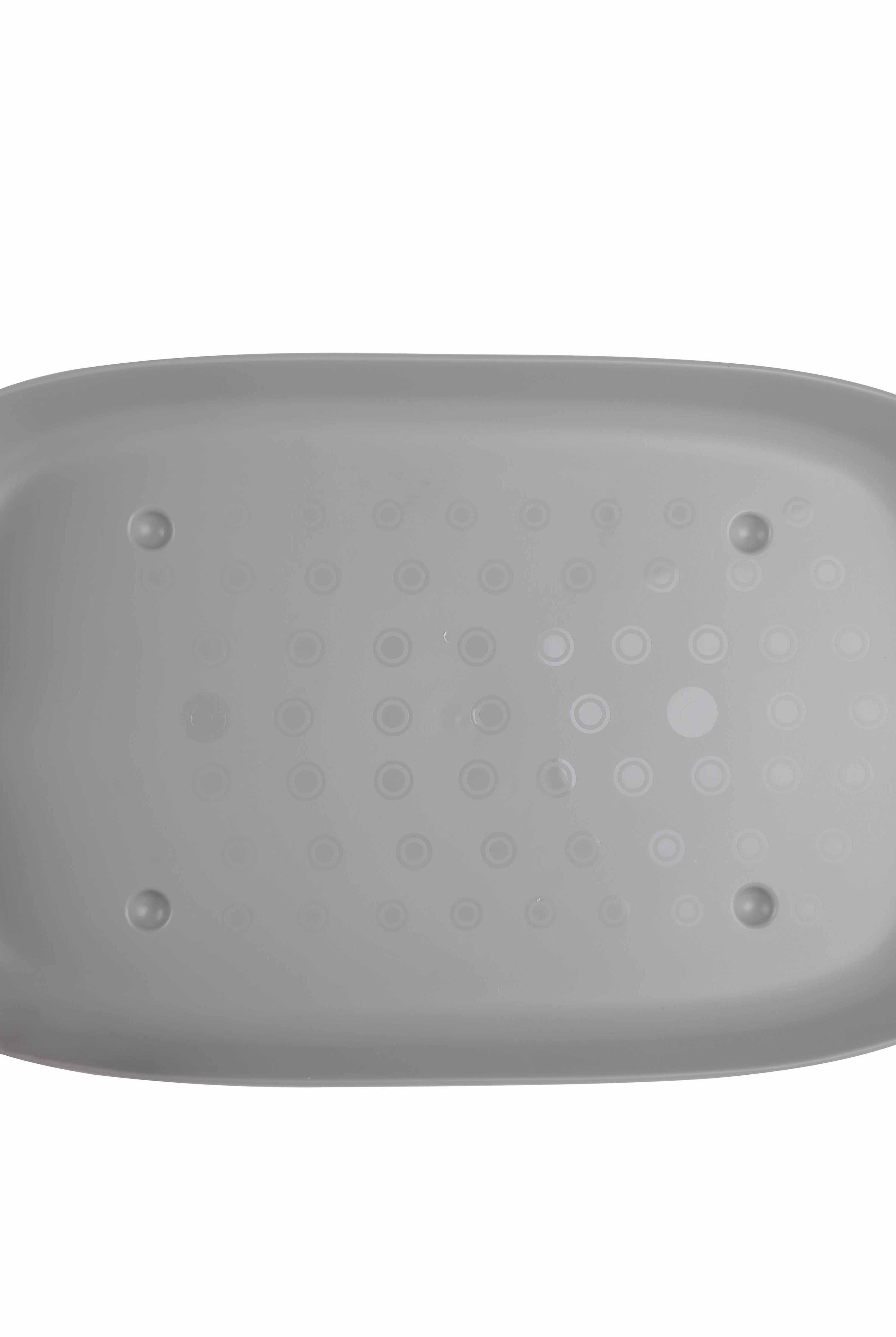 Anti slip grey base tray, a part of the Sepal bottle and teat drying rack.