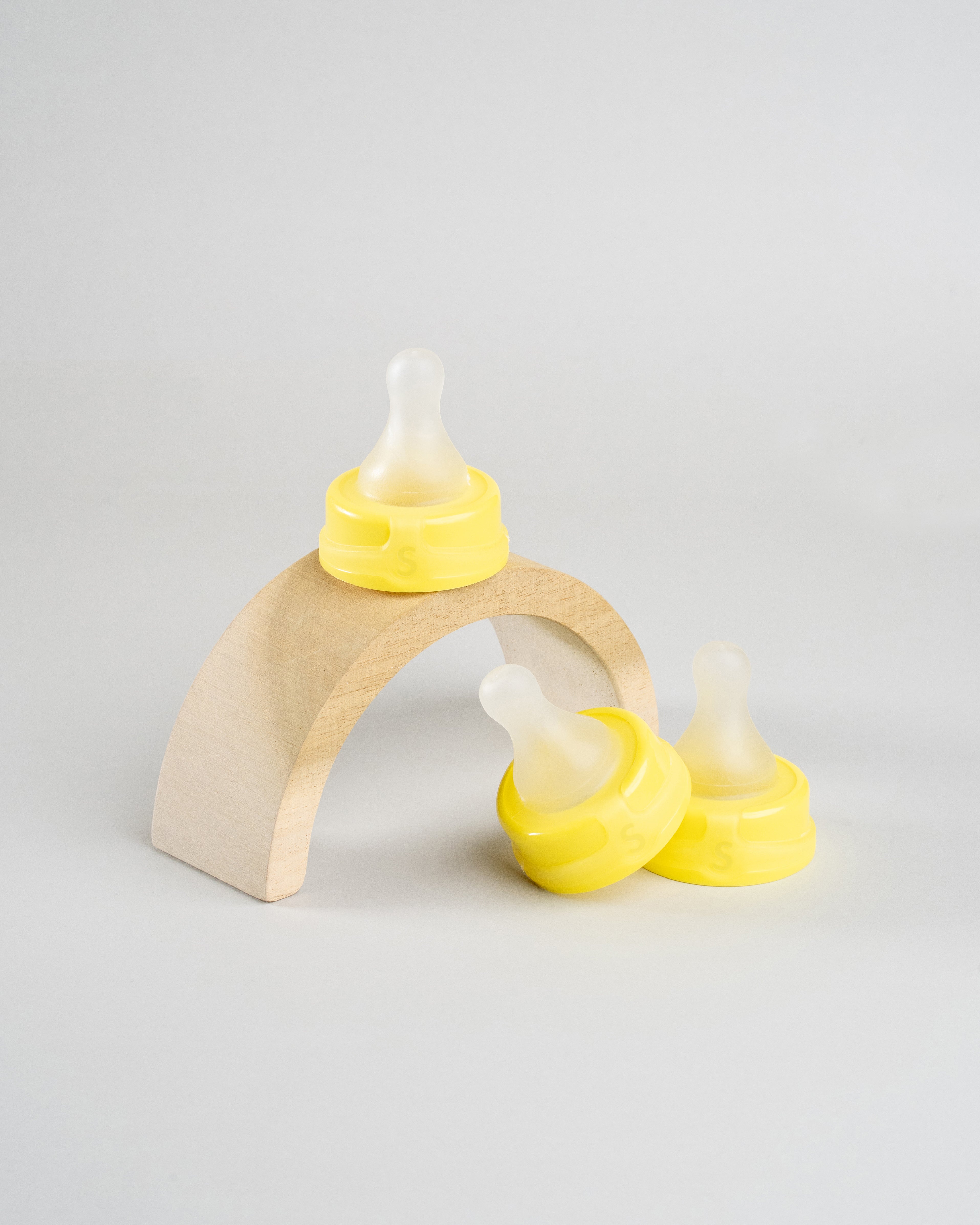 3 Sepal yellow small teat medium flow displayed on wooden arch.