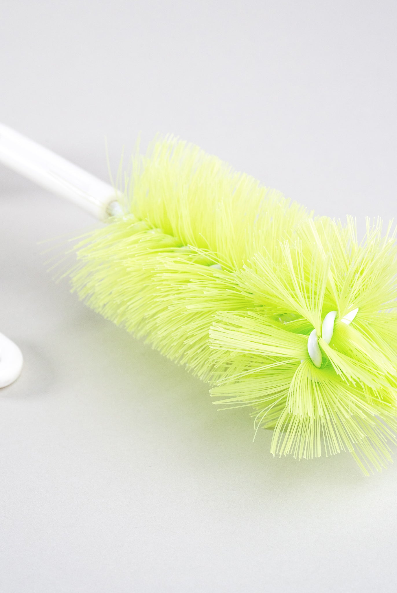 close up Sepal bottle brush bristles