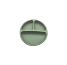 green baby silicone divided plate