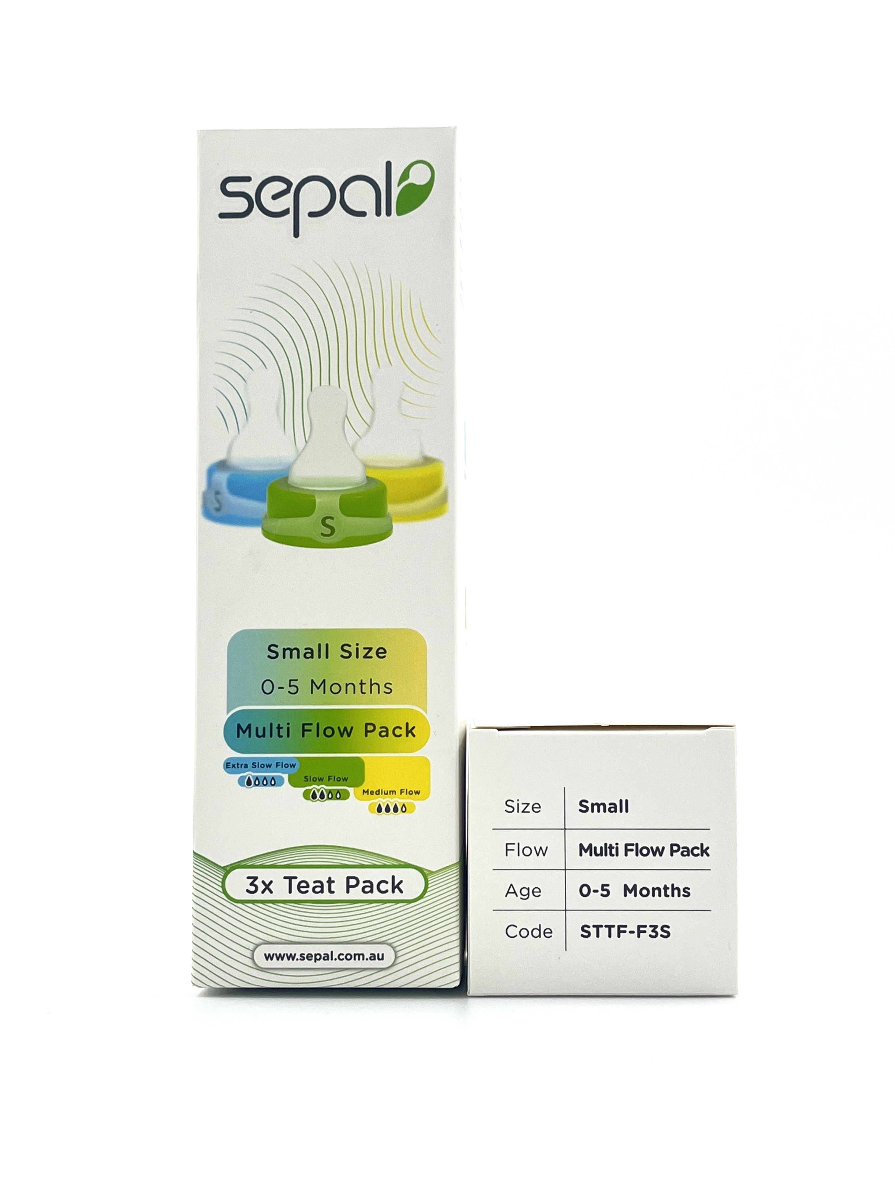 Sepal retail box with product information